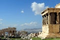 The Caryatid Porch of the Erechtheion, Athens, 421Ã¢â¬â407 BC Royalty Free Stock Photo